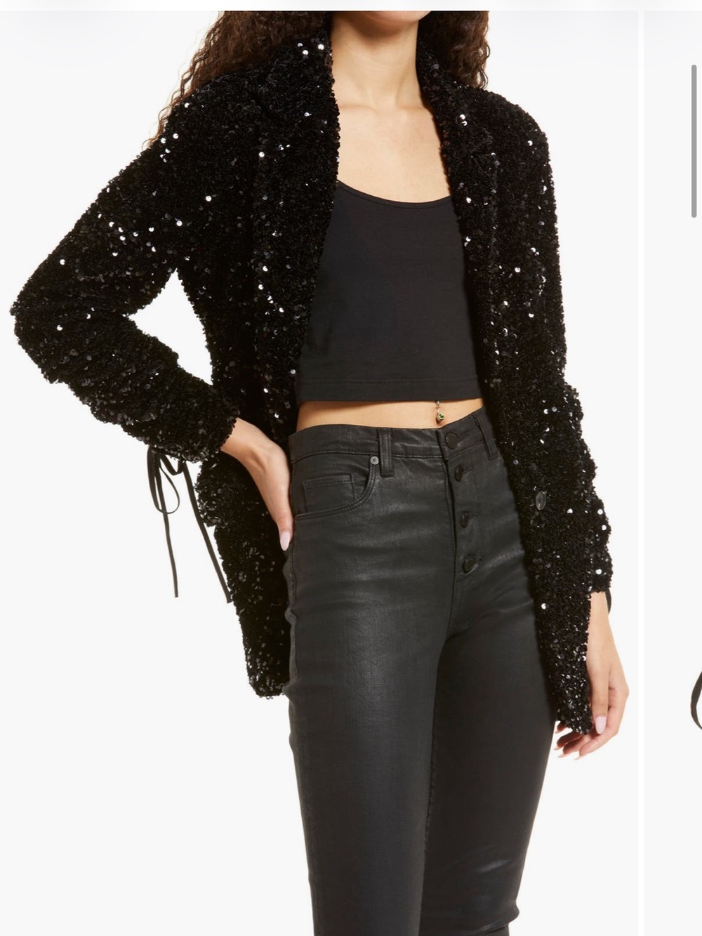 Blank NYC sequin blazer